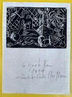 Holzschnitt handsigniert Urs Borner 1994     (ID b3685)