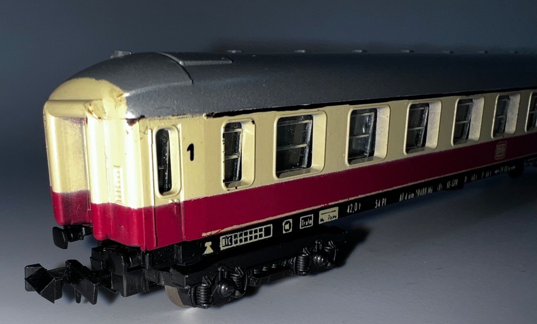 Lima Modellini di ferrovie: Lima 1. Kl Wagen der DB (N) – Usato da Basel venduto da jonnyhaas 4