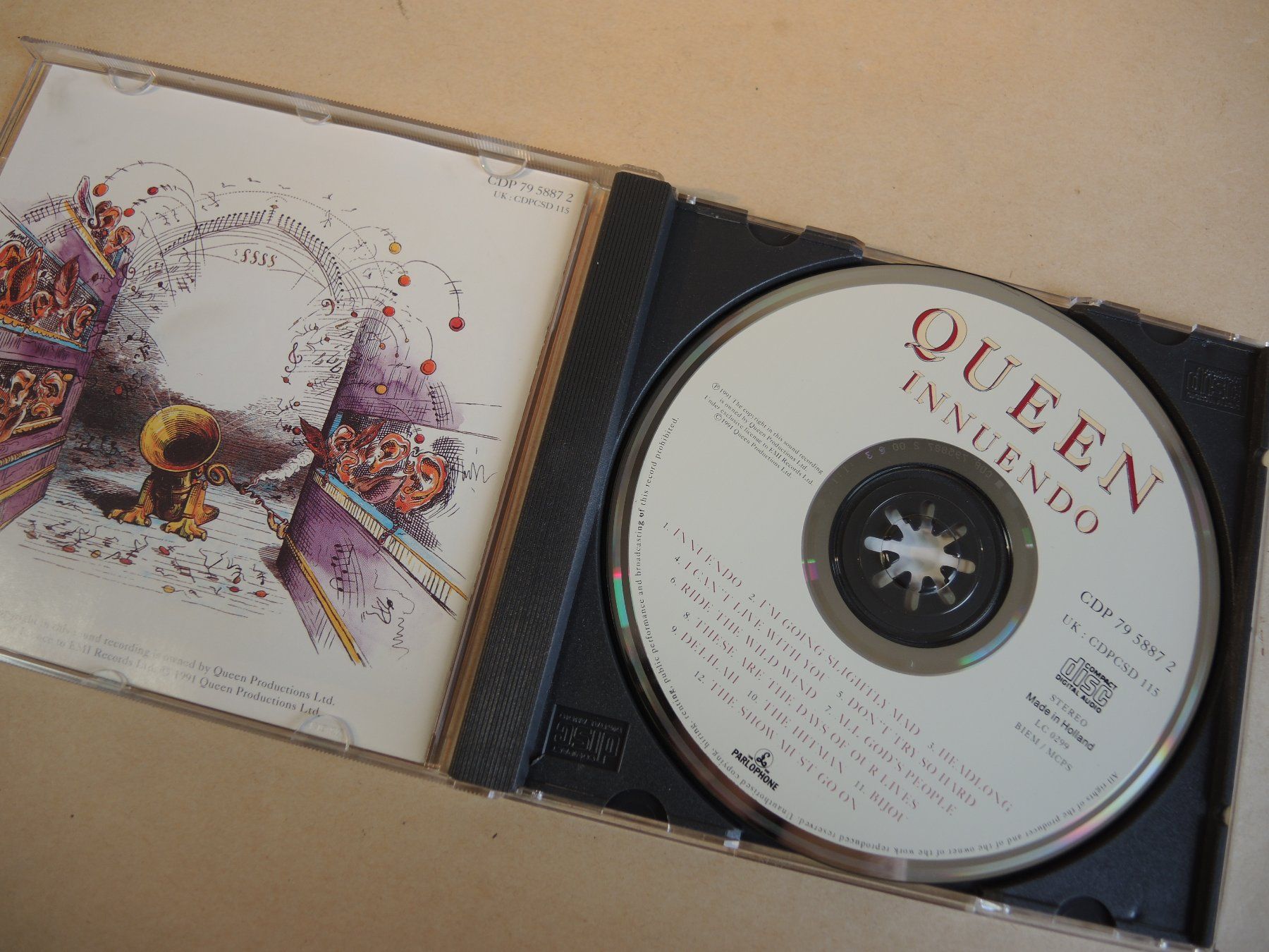 CD: Queen - Innuendo CD - Rock Klassiker – Usato da Rorschach venduto da maeck8 1