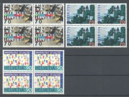 1998, Sondermarken, Viererblöcke **