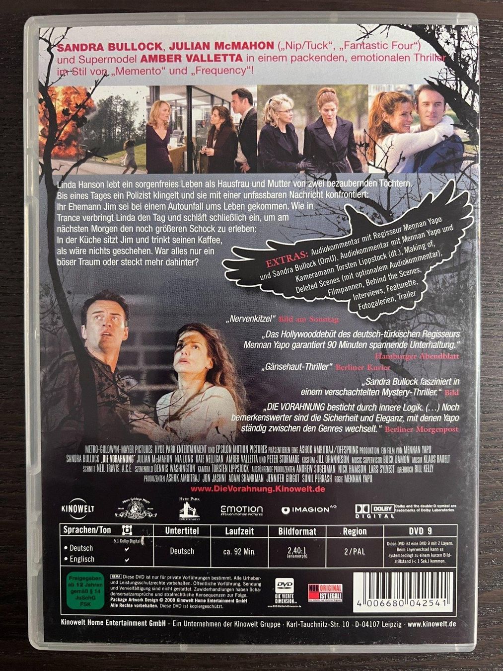 Tutti i DVDs: Die Vorahnung – Usato da Zürich venduto da FilmFreunde 1