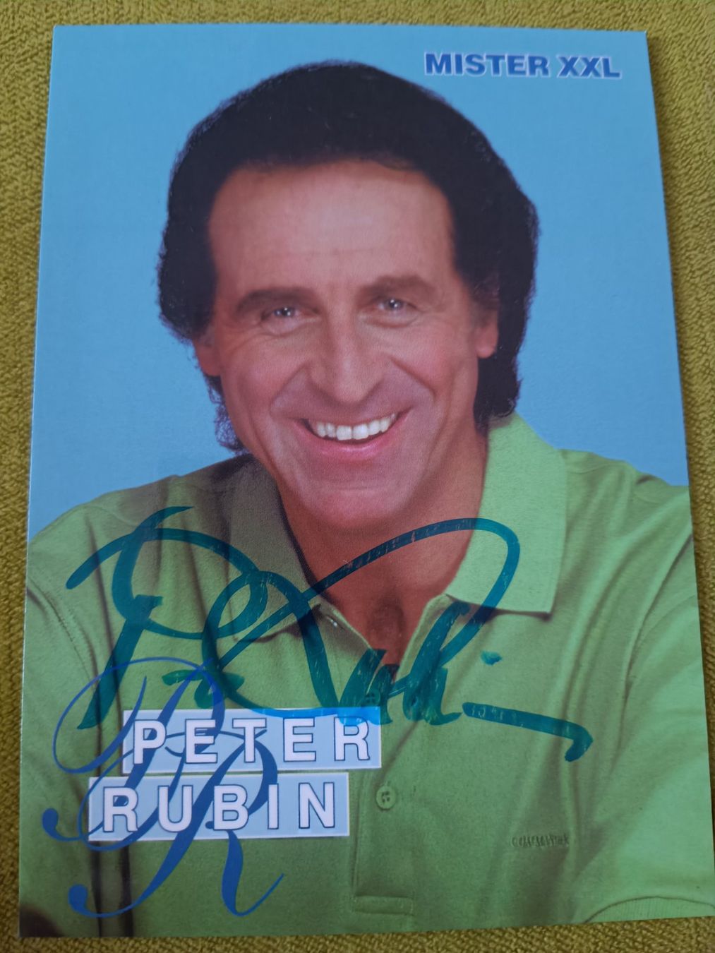 Autografi: Peter Rubin - handsigniert – Usato da Menziken venduto da Artographs
