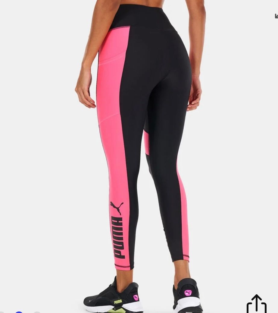 Puma Leggings: Puma Leggings Black Pink Size M - Excellent – Usato da Kloten venduto da gab_jl5l 6