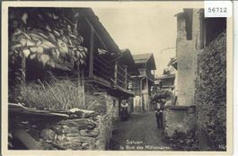 Salvan - la Rue des Millionnaires - animee