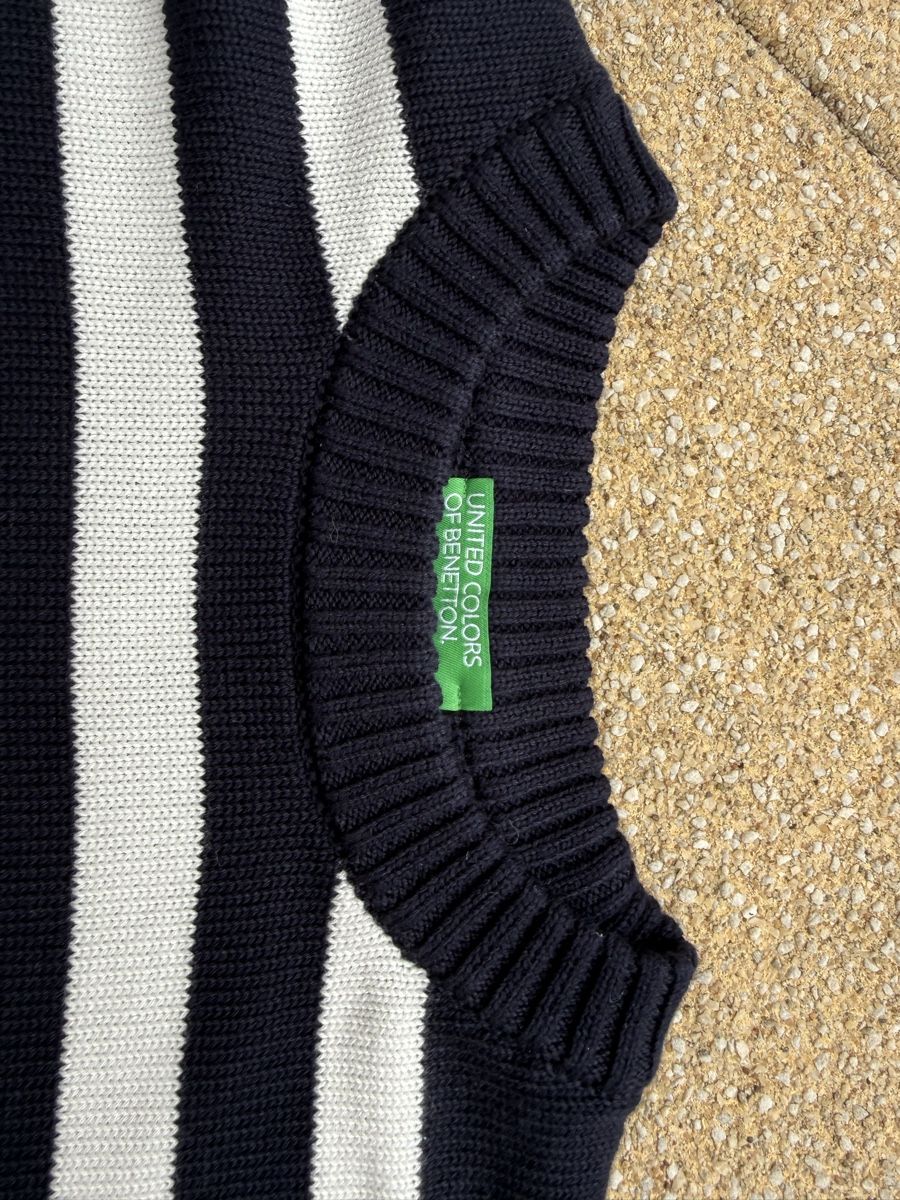 Benetton Pullover & Sweatshirts: Pull Benetton rayé marine  – Neu (gemäss Beschreibung) aus Lausanne 26 von bcavogel 1