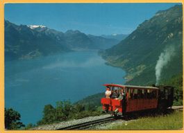 BRIENZ Brienzer-Rothorn-Bahn - Blick auf Brienzersee