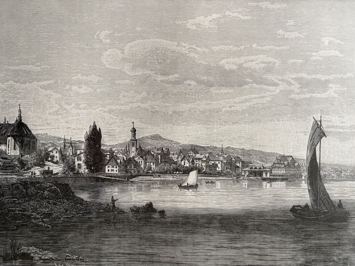 Incisioni: Rorschach von Osten um 1870 – Usato da Goldach venduto da Lebel 1