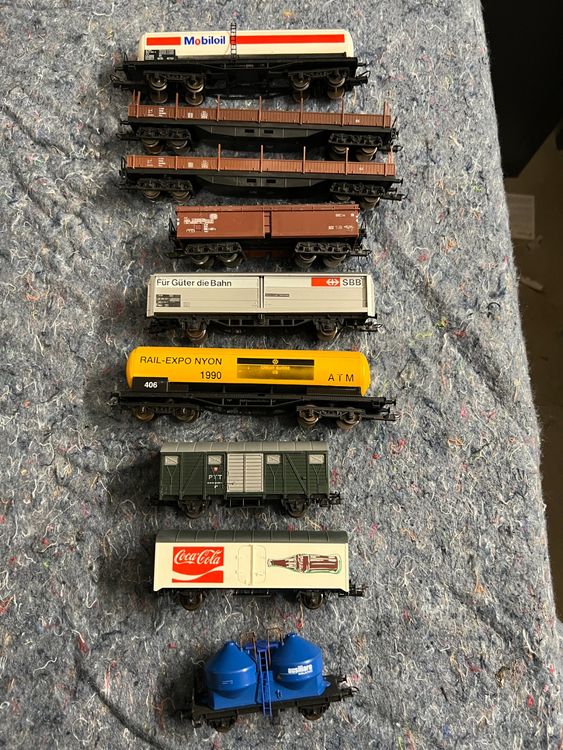 LOT WAGONS JOUEF lima.jouef.lima.wagon.locomotives.train electrique