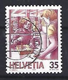 Interruttori: 1986/89 - Postschalter – Usato da Schaffhausen venduto da poststamp