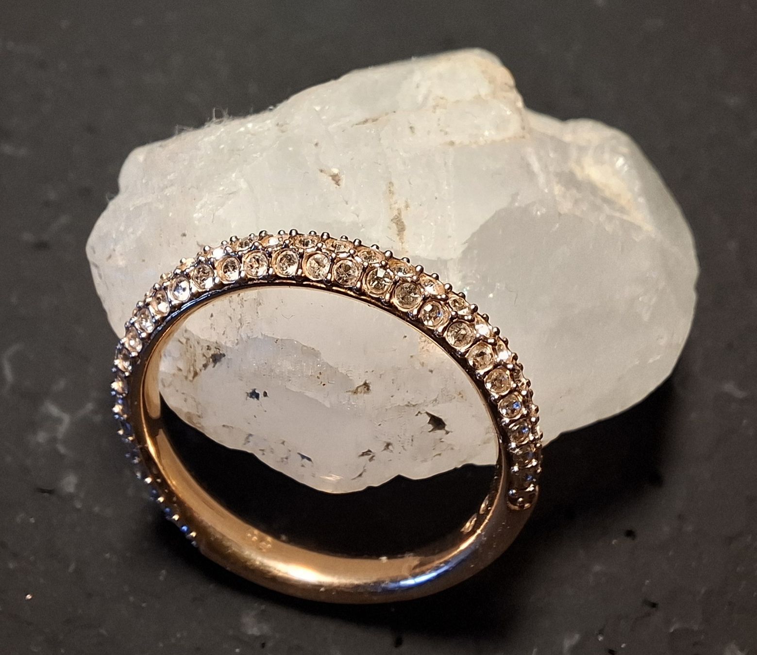 Swarovski Anelli: Swarovski Roségold Ring, Grösse 54 – Nuovo (secondo la descrizione) da Pagig venduto da Spring14