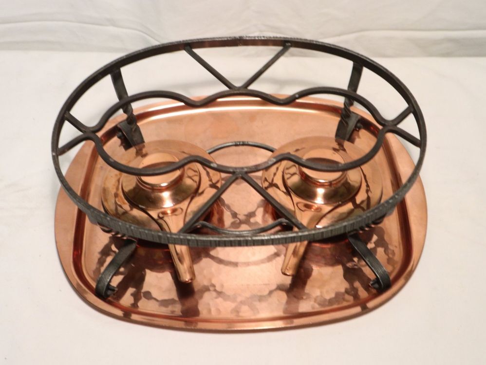 JOINPAYA Mini Alkohollampe Kupfer - Tragbarer Spiritusbrenner 8ml