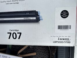 canon toner 707 black schwarz druckertoner deuckerfarbe