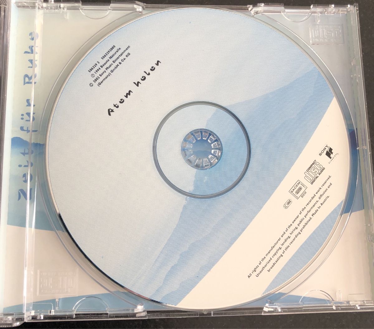 CDs: Entspannungsmusik CD, Atem holen – Gebraucht aus Hinwil von anj_w882 2