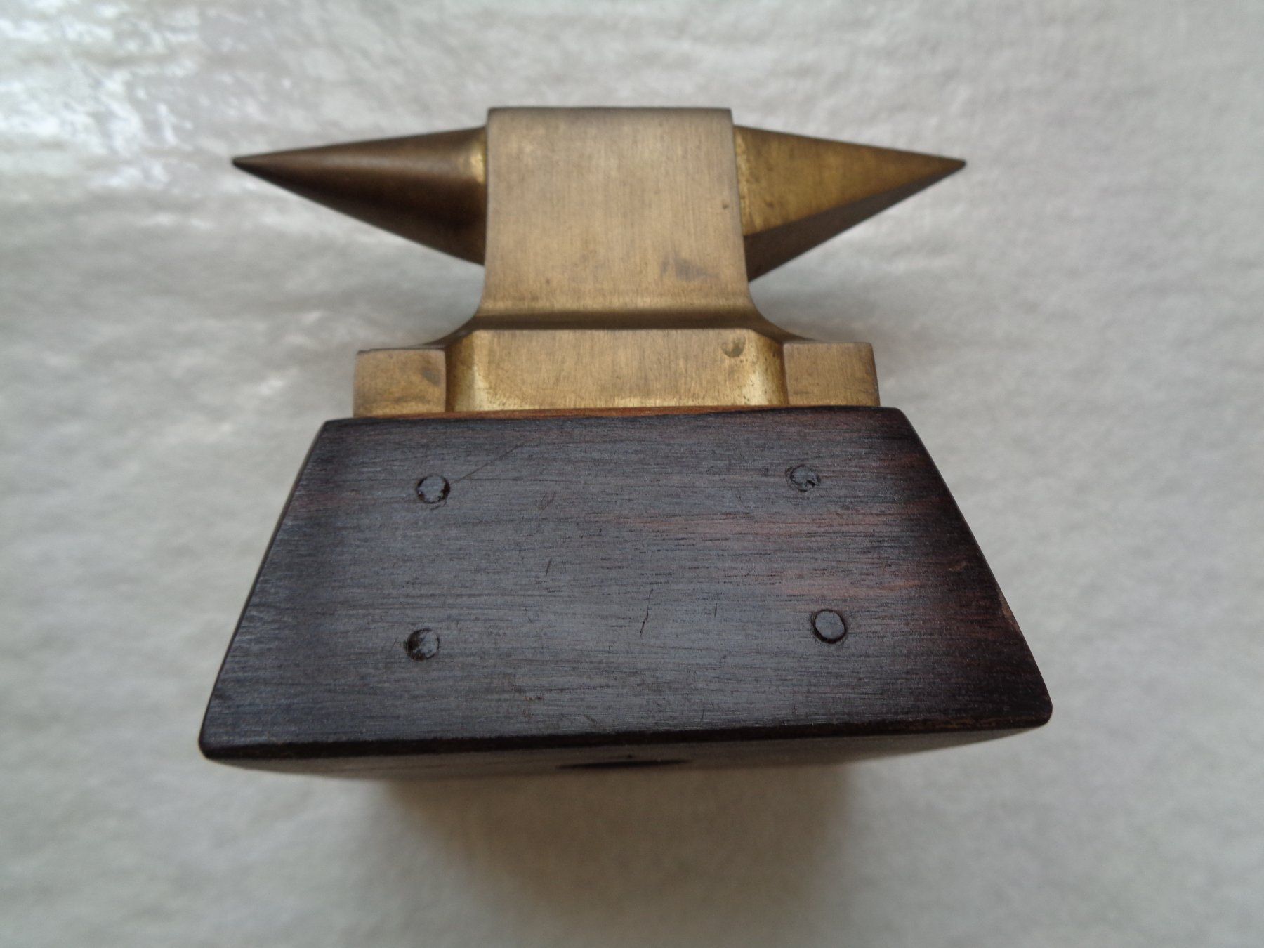 Attrezzi da lavoro: KLEINER AMBOSS MINI AMBOSS BRIEFBESCHWERER PAPERWEIGHT – Usato da Henggart venduto da Pascha22 1