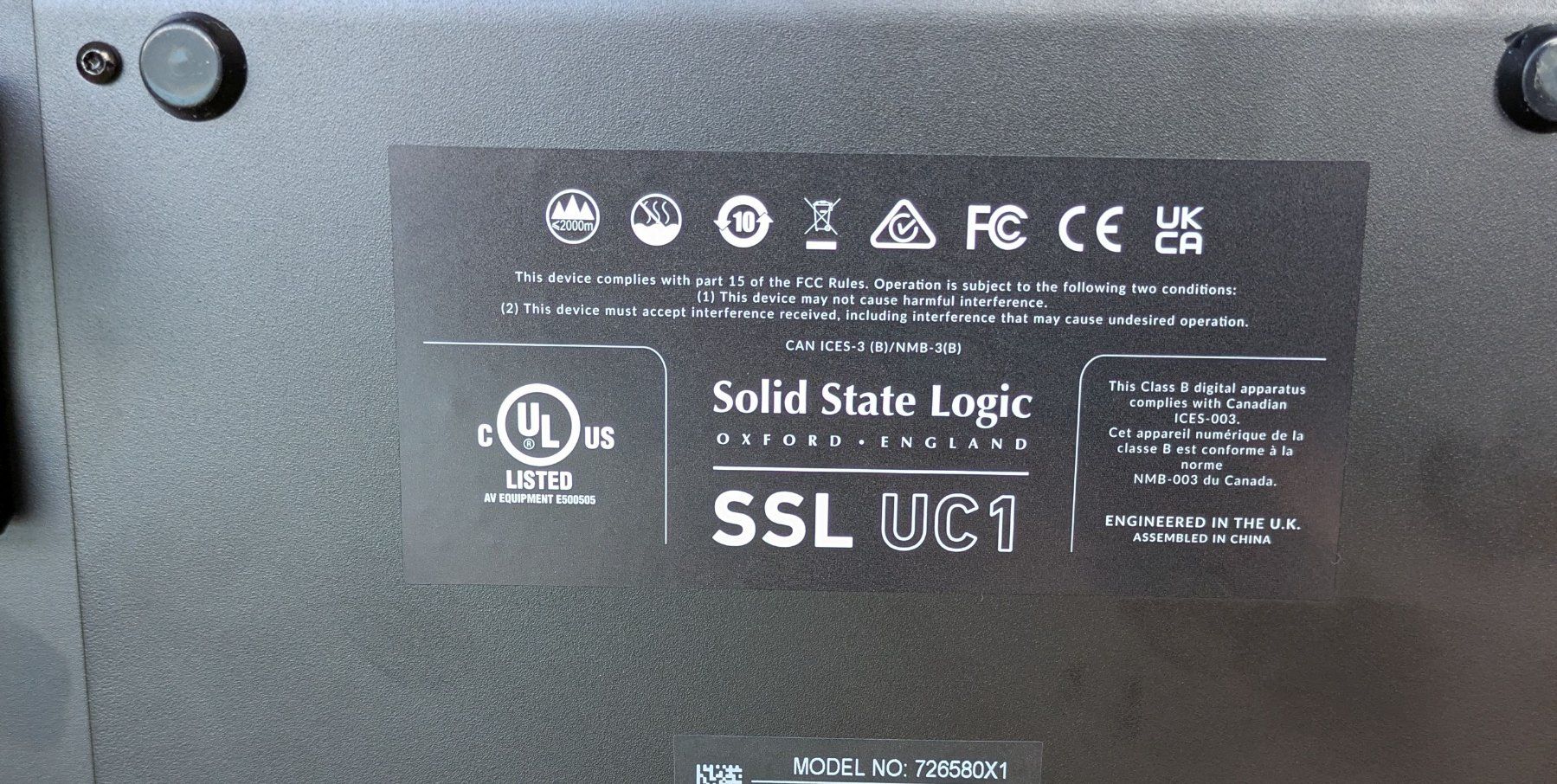 Solid State Logic Console di mixaggio: SSL UC1 USB DAW Controller – Usato da Einigen venduto da thw01 3