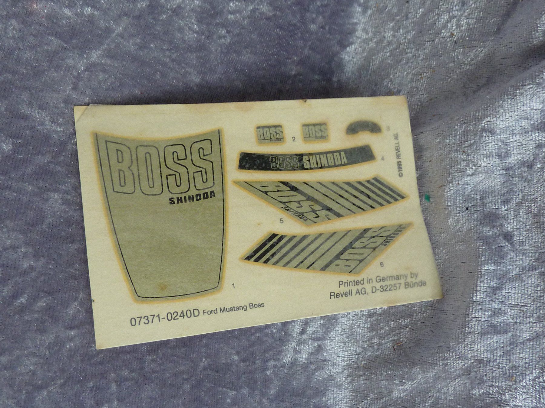 Revell Modellautos: Ford Mustang Boss 1:25 – Neu (gemäss Beschreibung) aus Dürrenäsch von modellautos4you 4
