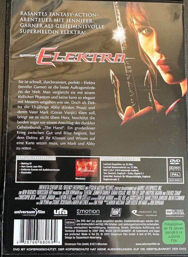 Tutti i DVDs: Daredevil Director's Cut DVD & Elektra – Usato da Beringen venduto da Mantafisch1 3