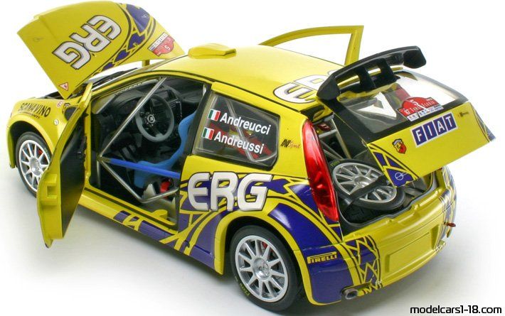 ミニカー FIAT PUNTO ABARTH RALLY 2003 1/18 RICKO ミニカー FIAT PUNTO ABARTH RALLY 2003 1/18 RICKO ミニカー