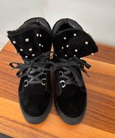 ❤️ Gefütterte Stiefeletten Wildleder