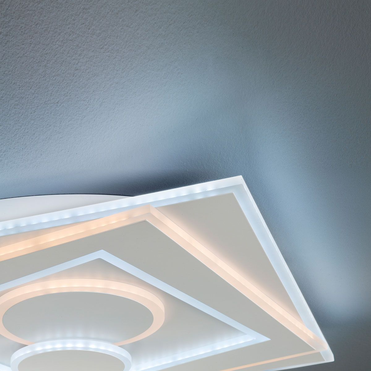 Lampadari & plafoniere: LED Deckenleuchte, Weiss, 50 cm x 50 cm – Nuovo (secondo la descrizione) da Kreuzlingen venduto da Smart-Light 1