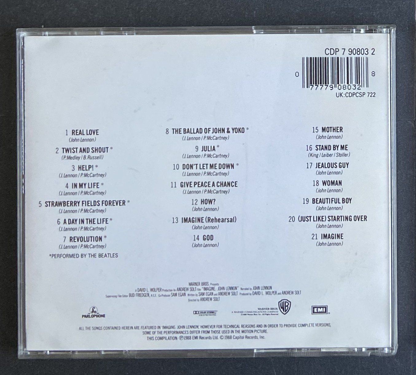 CDs: CD John Lennon "Imagine" – D'occasion à Böckten par Hansi36 2