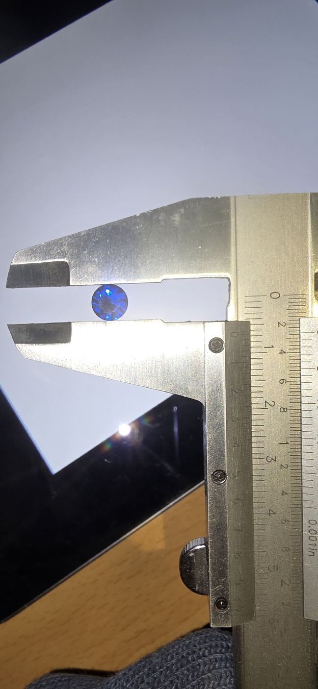 Edelsteine: Saphir 1.15 ca im Diamantschliff – Neu (gemäss Beschreibung) aus Visp von GemMaster