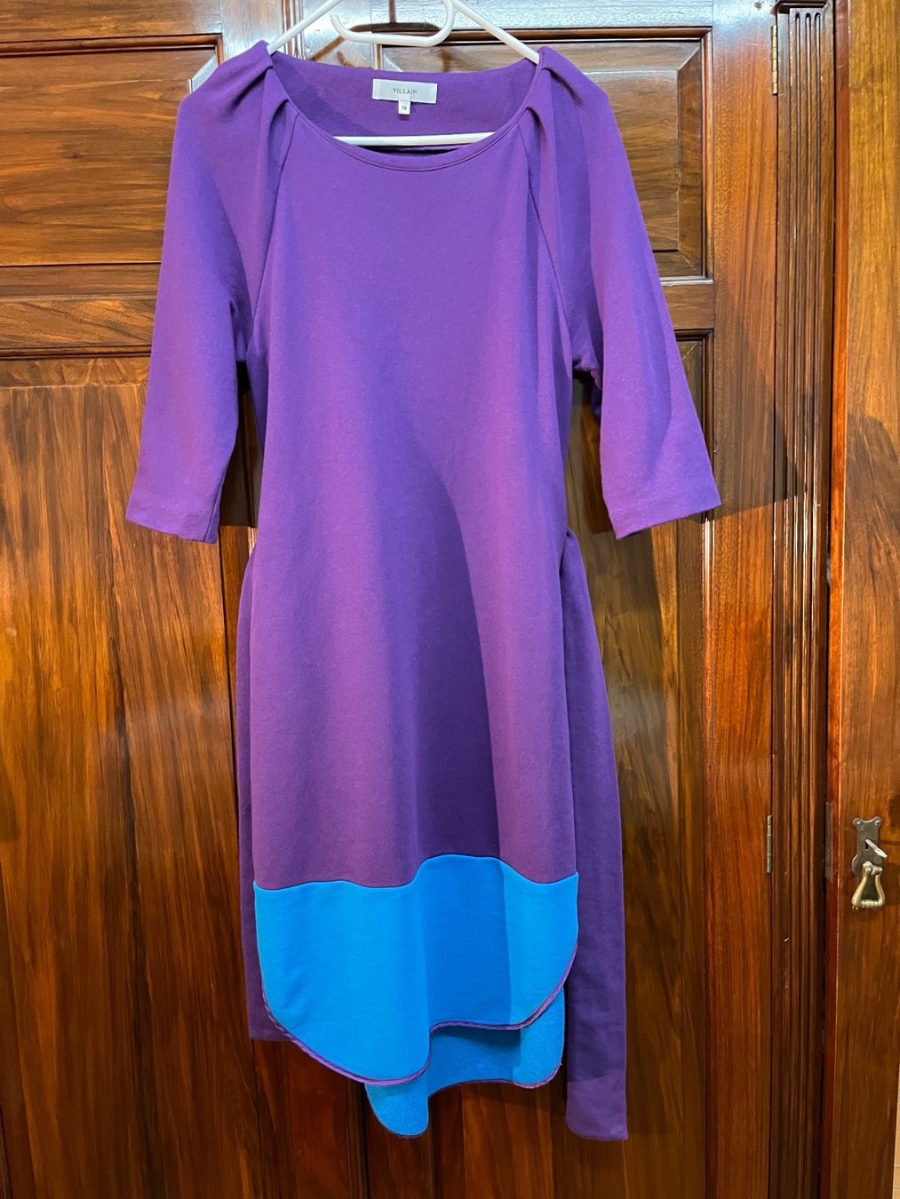 Robes: Magnifique robe cocktail S coton violet – D'occasion à Pully par Artemisya 2