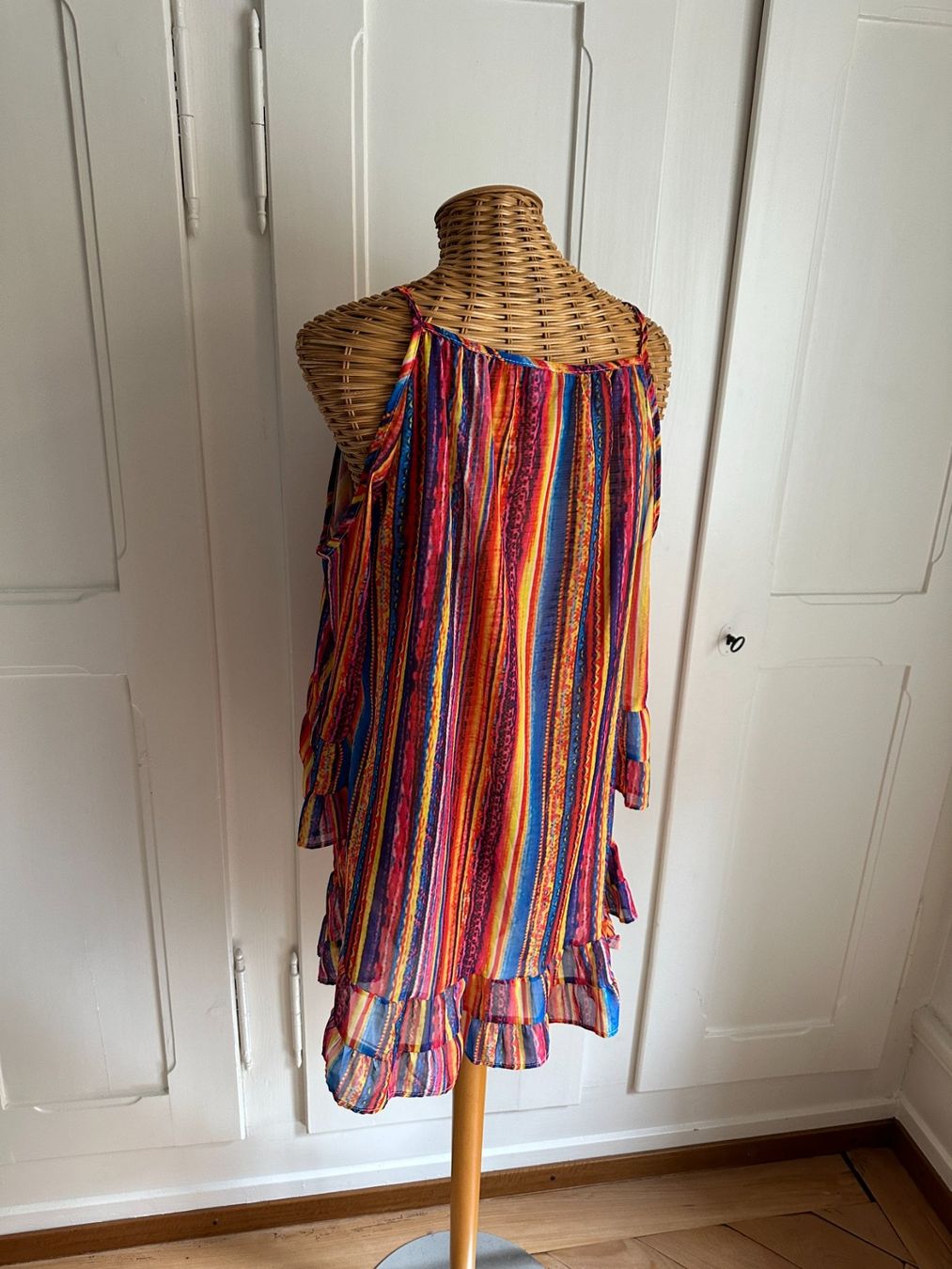 Tuniken: MOKING TOP - Chiffon Tunika bunt transparent M – Gebraucht aus Zürich von Diazaio 2