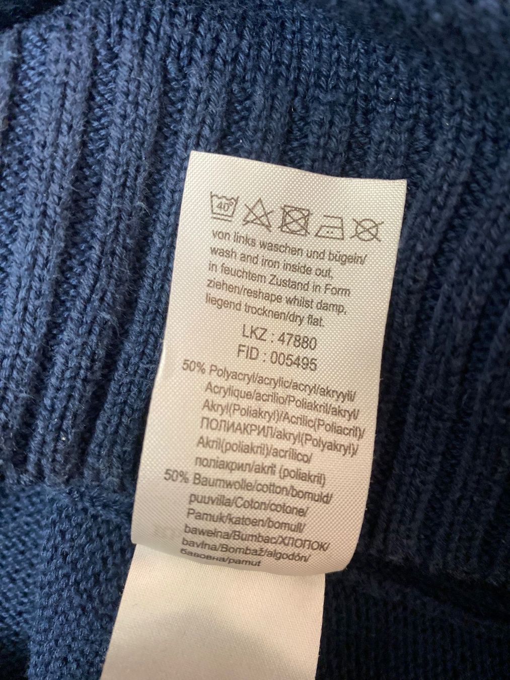 Maglioni & Felpe: Herrenpullover Rhode Island Gr. M, Marineblau – Usato da Thalwil venduto da sheepowl 4