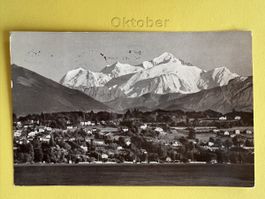 AK von Genf mit Mont Blanc