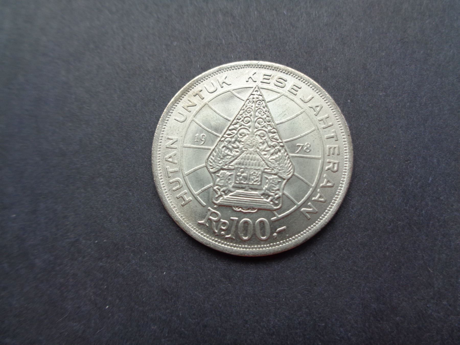 Tutti le monete: 100 Rupiah Forestry Gedenkmünze 1978 – Nuovo (secondo la descrizione) da Kriens venduto da TSCH1 2