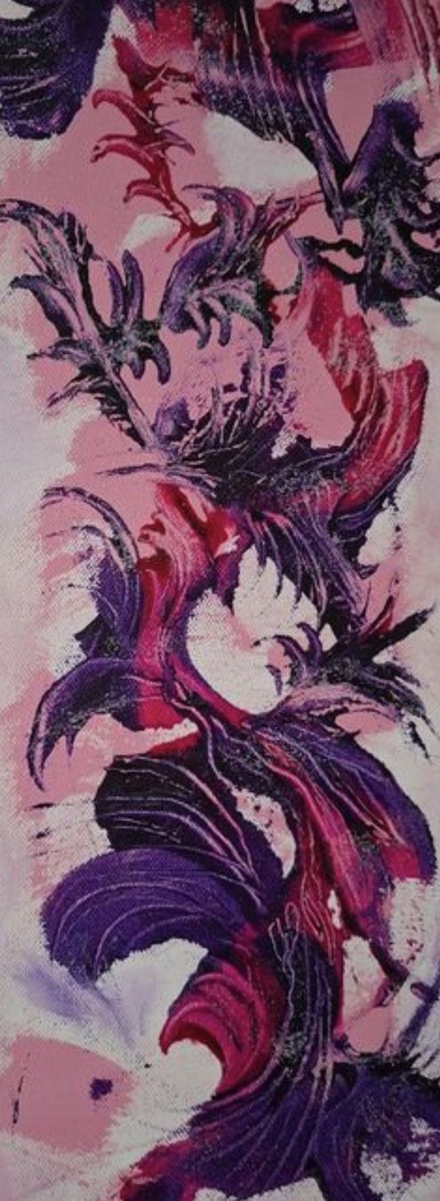 Dipinti: Gemälde, Lila und Rosa,handmade 20×80 – Nuovo (secondo la descrizione) da Riehen venduto da Steinbock1970 2