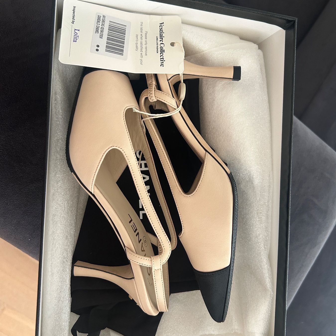 Chanel Scarpe da donna: Chanel Slingback 37,5 NEW – Nuovo e nell'imballaggio originale da Schaffhausen venduto da missclichy 7