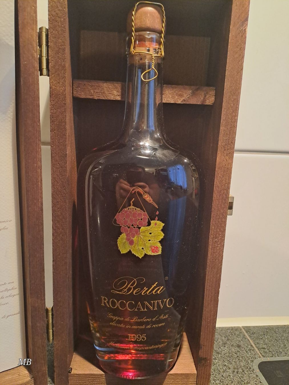 Berta Bevande alcoliche: Berta Grappa Roccanivo 1995 mit OHK – Nuovo e nell'imballaggio originale da Elsau venduto da Kellerraeumung 1
