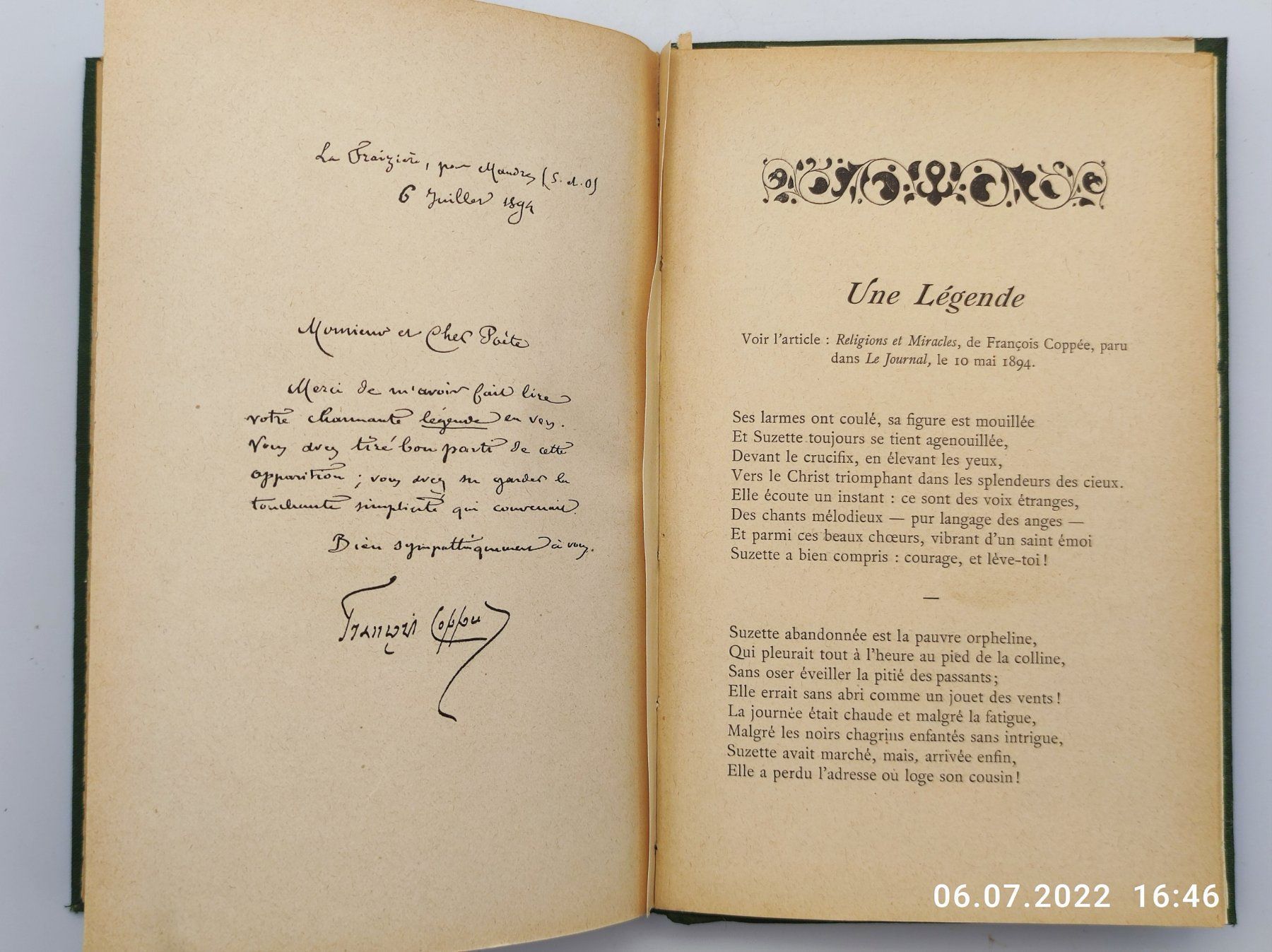 Livres: ROBERT RYCHNER - LE SACRIFICE - 1895 – D'occasion à Goldach par Gaip 3