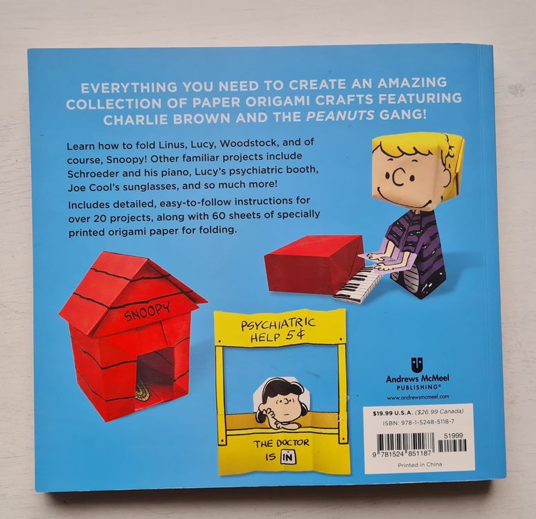 Peanuts Snoopy ORIGAMI (Gebraucht) in Niederweningen für CHF 10 – mit ...