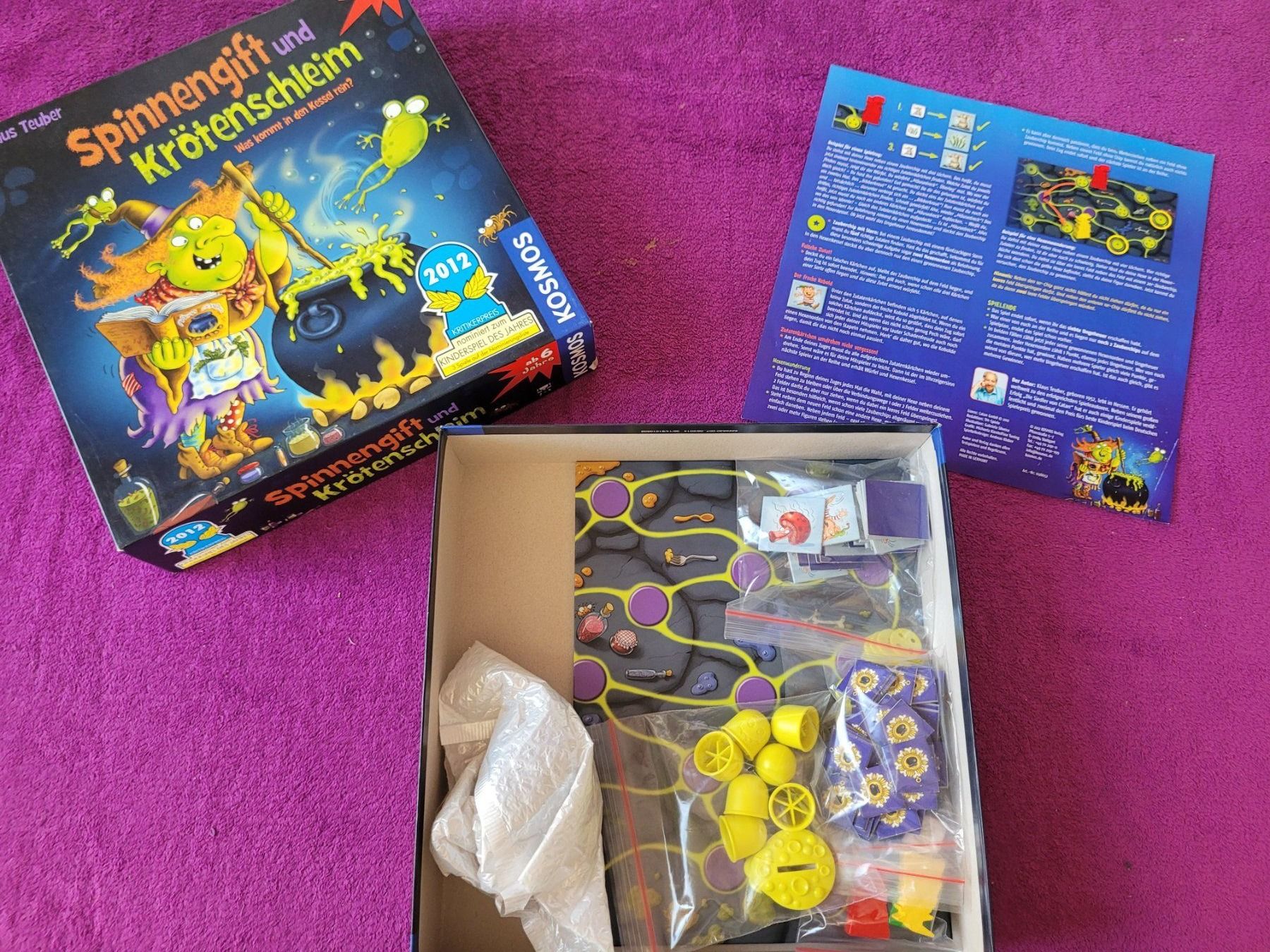 Kosmos Giochi: Kosmos Spiel - Spinnengift und Krötenschleim – Usato da Müllheim Dorf venduto da Seeeule01 1