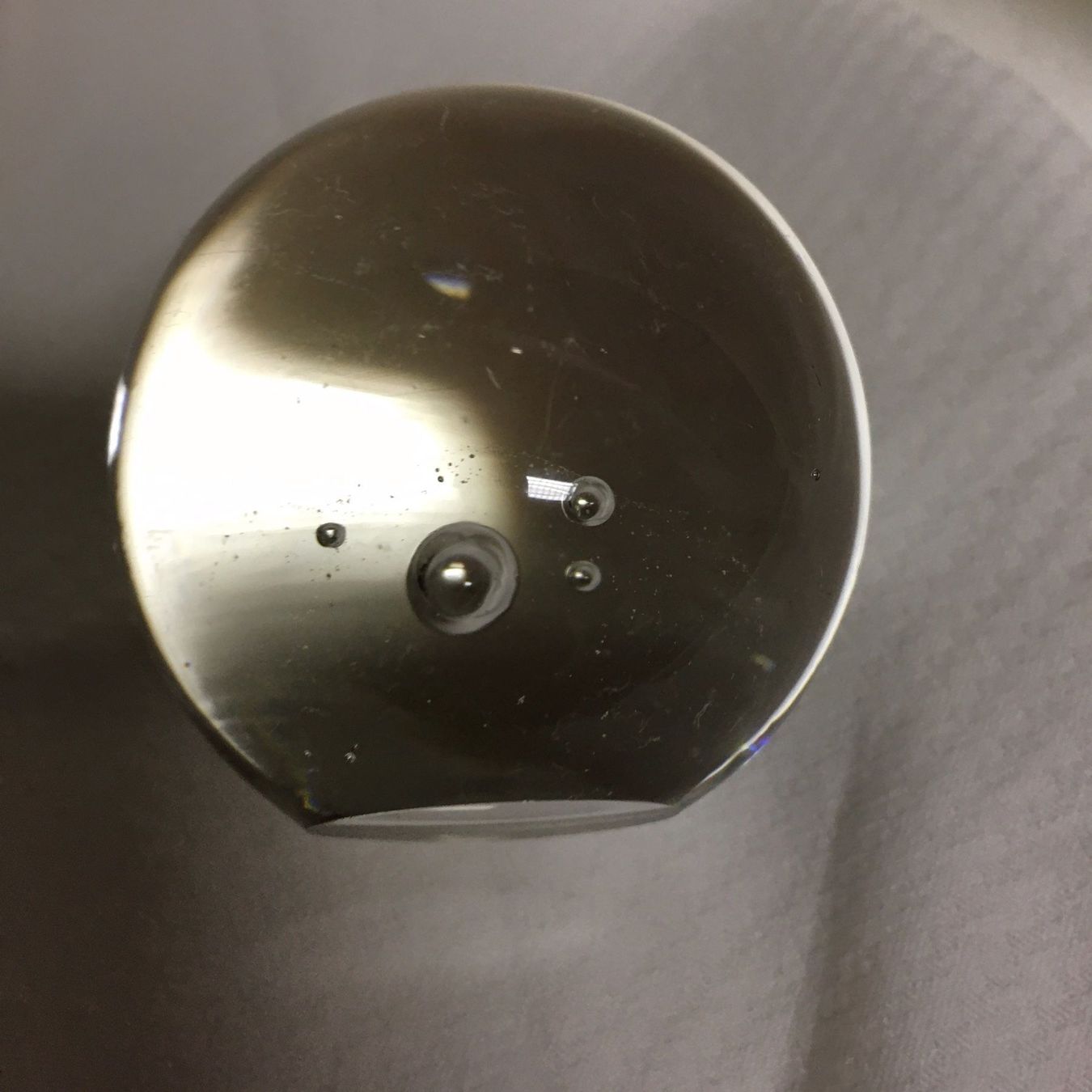 Bicchieri: klare Kristallkugel    Durchmesser ca. 8 cm – Usato da Bern venduto da rewe45