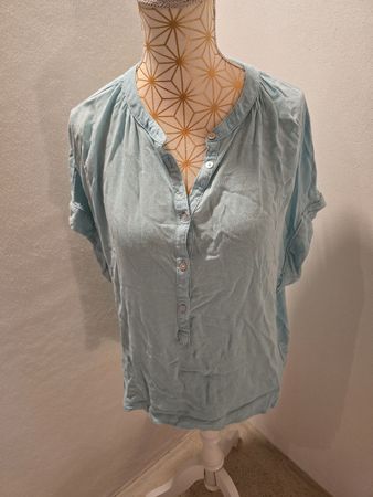 Canda Premium Damen Bluse hellblau Grösse 38 guter Zustand