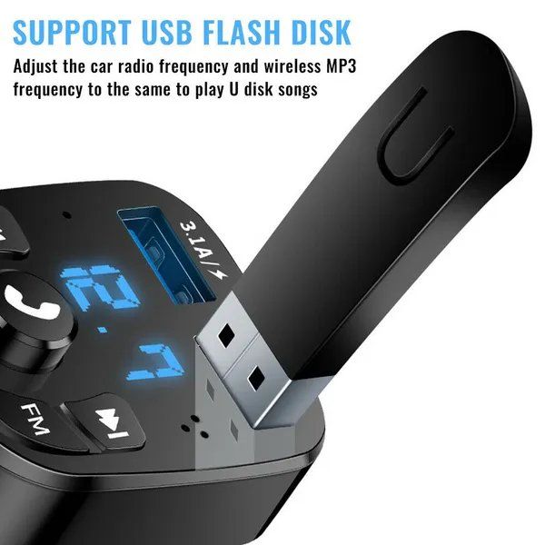 Ladegeräte: NEUER drahtloser Auto-Bluetooth-Adapter Radio FM-Sender MP3- – Neu und originalverpackt aus Castiel von mcconsulting 3