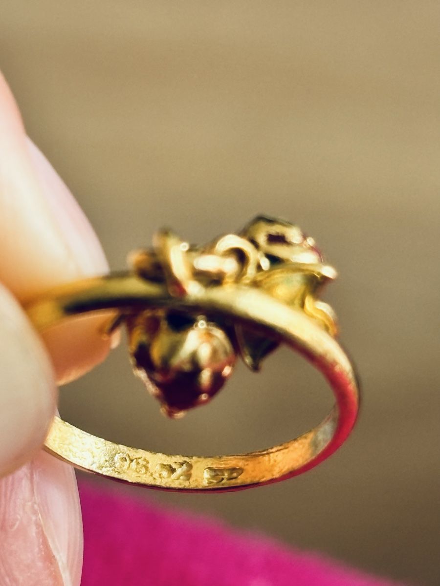 Anelli: Fingerring 965er Gold mit Erdbeere – Nuovo (secondo la descrizione) da Olten venduto da DayaneChristen 2