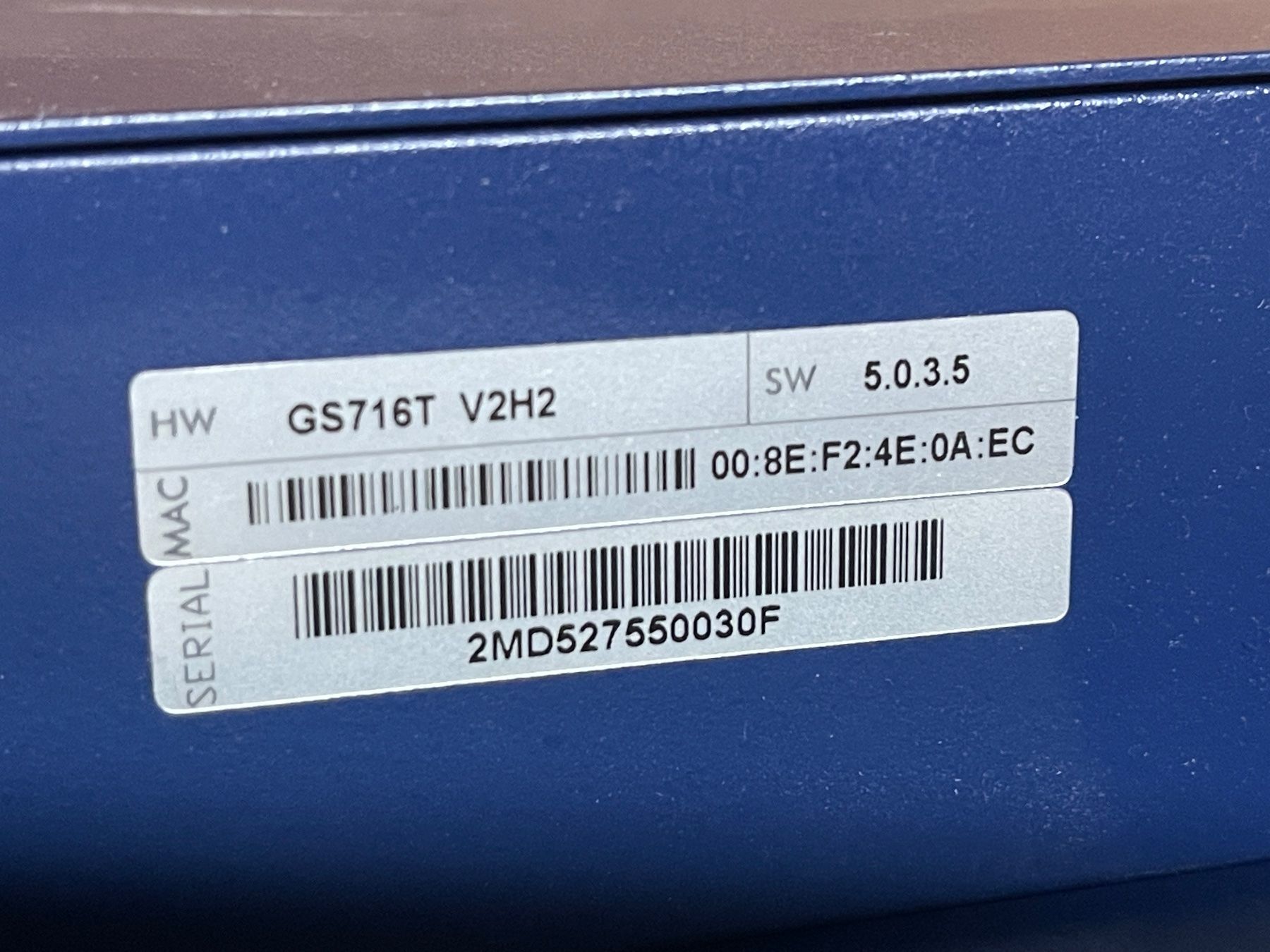 Netgear Hubs & Switches: Netgear ProSafe 16 Port  GS716T – Gebraucht aus St. Margarethen TG von  3