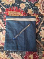 Upcyceltes Necessaire Täschli aus Jeansstoff, Unikat