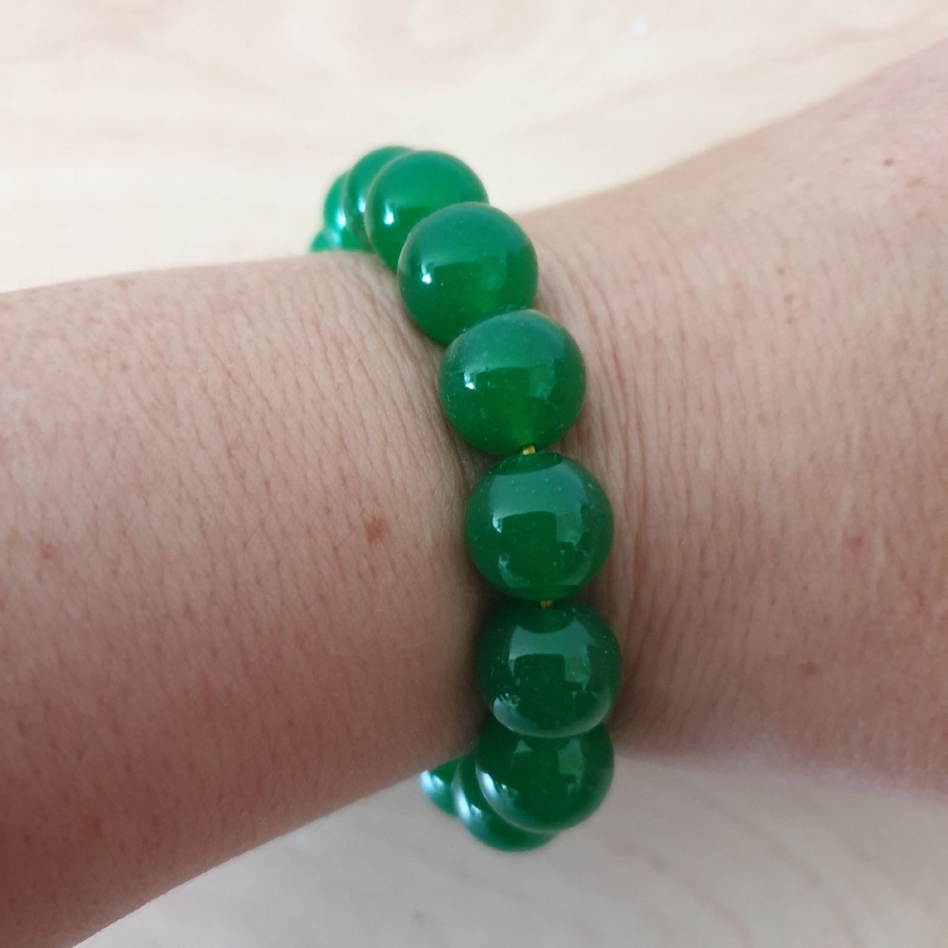 Bracciali & Braccialetti: Aventurin Elastarmband Länge 20cm – Nuovo (secondo la descrizione) da Winterthur venduto da katzen07 1