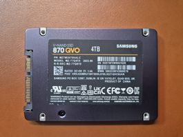 Samsung 870 QVO 4000 GB, 2.5" SSD fast wie neu! AB 299.-