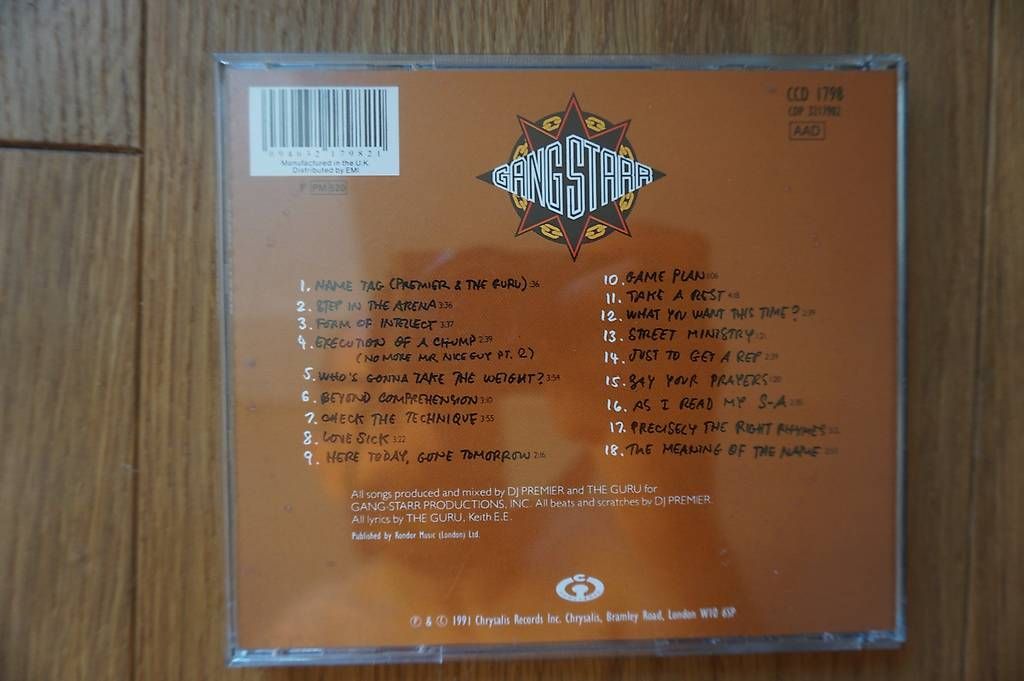 CDs: Gang Starr "Step In The Arena" CD – Gebraucht aus Biel/Bienne von sli_679k 2