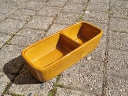 Schöne Futter-/Trinkschale aus Ton für Hasen/Kleintiere