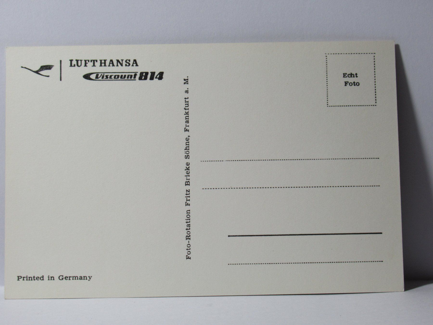 Cartes postales: Flugzeug , LUFTHANSA – Neuf (Voir description) à Grenchen par Bluemchen1900 1