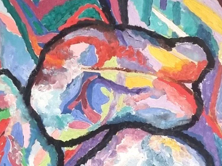 Gemälde: Abstraktes  Kunst Gemälde Acryl auf Leinwand #Bibi# – Gebraucht aus Zürich von Zuerichparis08 1