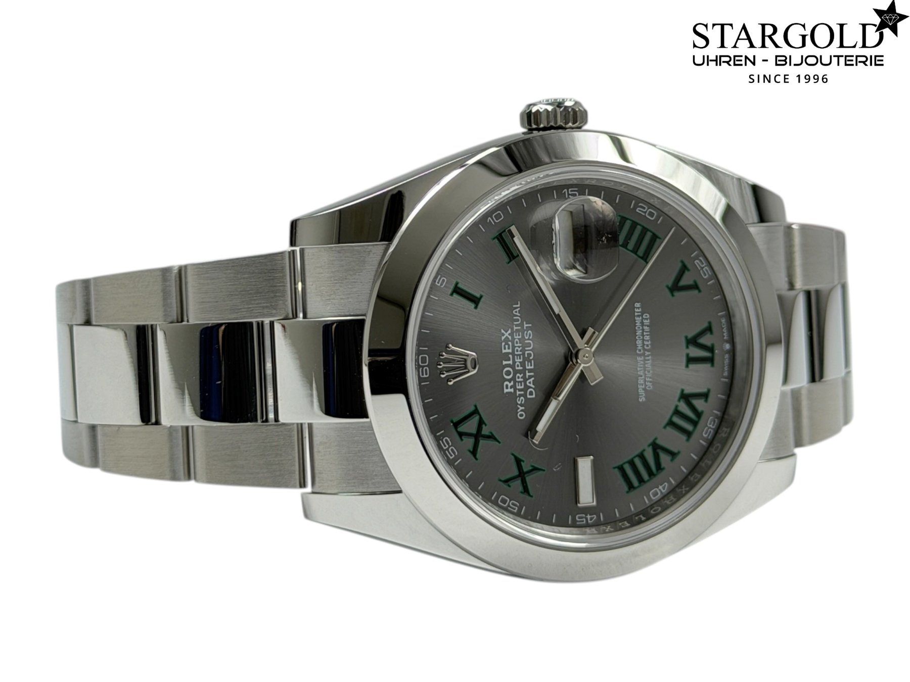 Rolex Uhren: Rolex Datejust 41 Wimbledon - 126300 – Neu und originalverpackt aus Zürich von Stargold-Uhren 3